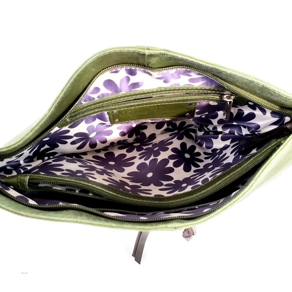 Noni Bossi Augergine Italian Leather Hobo - Picture 6 of 6